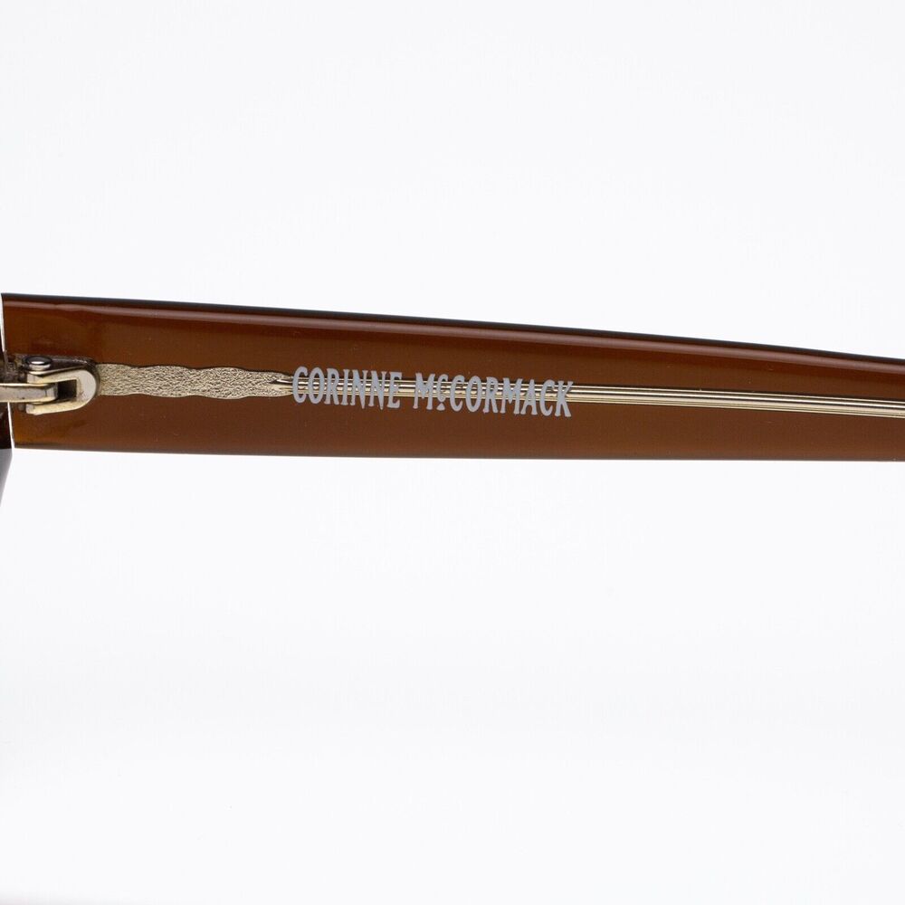 Corinne McCormack Women Sydney Square Ombre Brown +1.00 Reading Glasses (pre-own - Picture 5 of 7